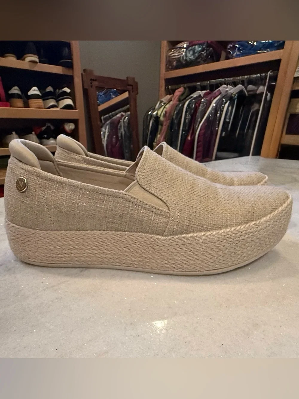 Skechers Martha Stewart Slip-on platform espadrilles